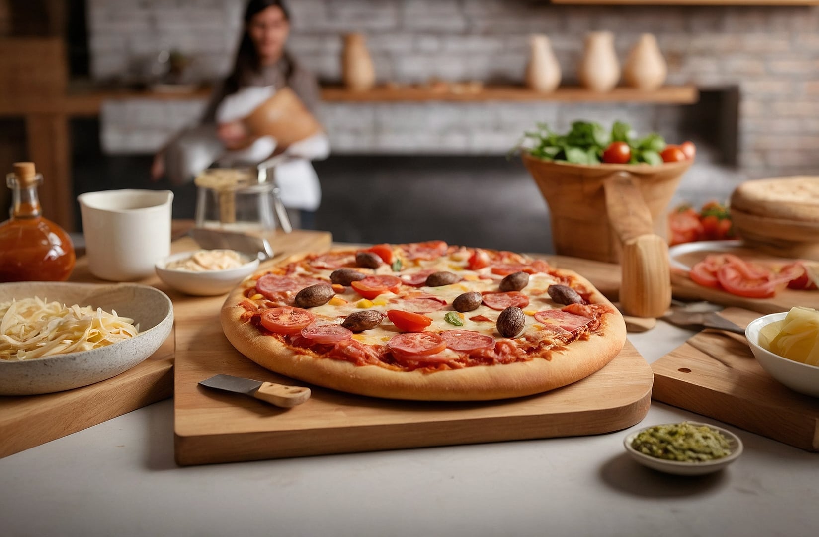 Deliciosa pizza al estilo Nono